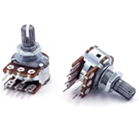 Potenciómetro estéreo logarítmico Axial 10 KΩ (A10K)- para PCB